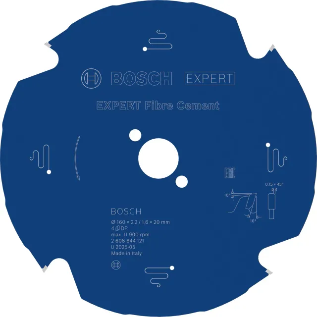 Bosch Expert Lama Fibrocemento Circolare Professionale 1 pz