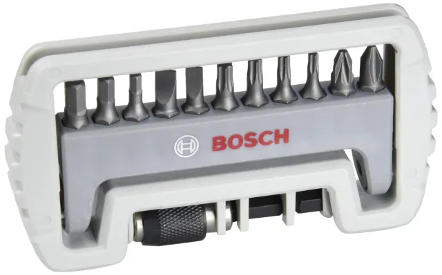 Bosch Expert Extra Hard Set Bit Avvitamento 12 Pezzi PH PZ HEX
